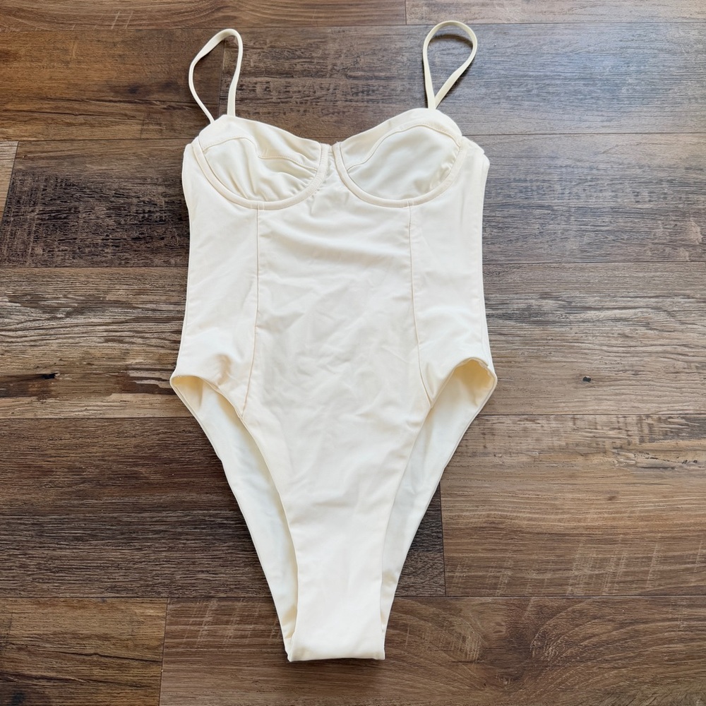 Thalassa cream bodysuit XS